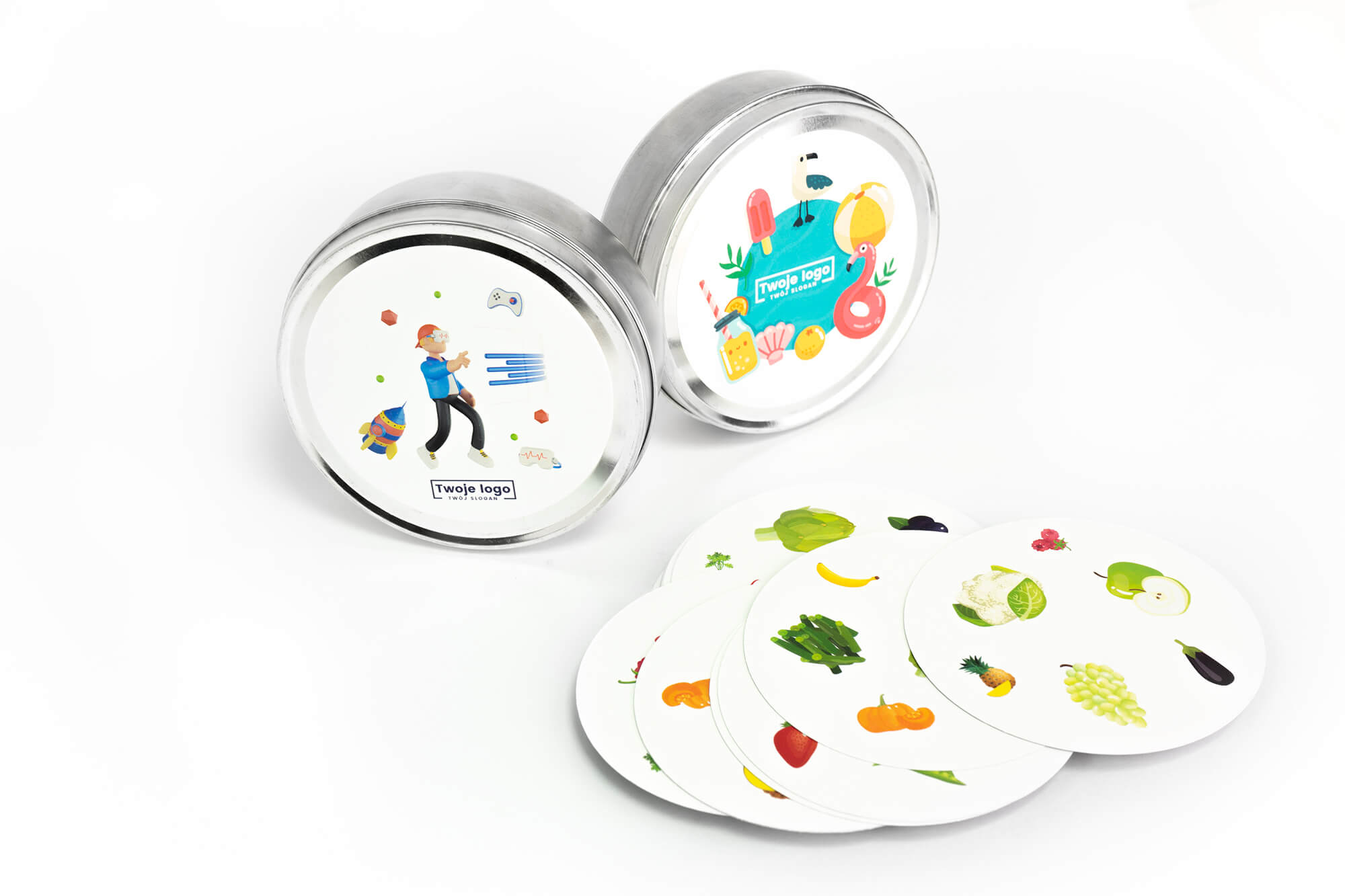 Gra Reflex, w puszce, reklamowa, personalizowana
